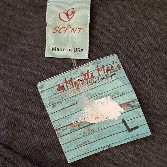 G‎ Scent Casual Long Sleeve Tie Dye Round Neck Tunic Sz. L NWT - Picture 8 of 10